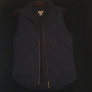 J.Crew Puffer Vest, Navy size XSmall